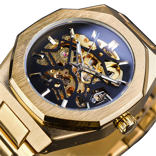 Fashionable Men's Hollow Mechanical Watch by Valencior Watches